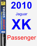 Passenger Wiper Blade for 2010 Jaguar XK - Vision Saver