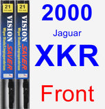 Front Wiper Blade Pack for 2000 Jaguar XKR - Vision Saver