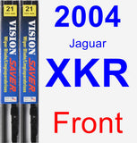 Front Wiper Blade Pack for 2004 Jaguar XKR - Vision Saver