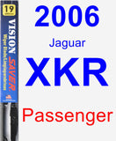 Passenger Wiper Blade for 2006 Jaguar XKR - Vision Saver