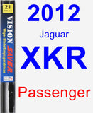 Passenger Wiper Blade for 2012 Jaguar XKR - Vision Saver