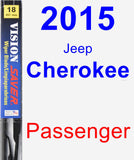 Passenger Wiper Blade for 2015 Jeep Cherokee - Vision Saver