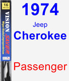 Passenger Wiper Blade for 1974 Jeep Cherokee - Vision Saver