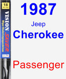 Passenger Wiper Blade for 1987 Jeep Cherokee - Vision Saver