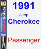 Passenger Wiper Blade for 1991 Jeep Cherokee - Vision Saver