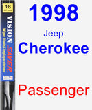 Passenger Wiper Blade for 1998 Jeep Cherokee - Vision Saver