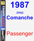 Passenger Wiper Blade for 1987 Jeep Comanche - Vision Saver