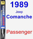 Passenger Wiper Blade for 1989 Jeep Comanche - Vision Saver