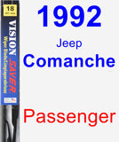 Passenger Wiper Blade for 1992 Jeep Comanche - Vision Saver