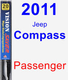 Passenger Wiper Blade for 2011 Jeep Compass - Vision Saver