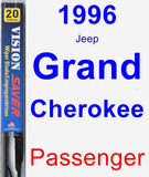 Passenger Wiper Blade for 1996 Jeep Grand Cherokee - Vision Saver