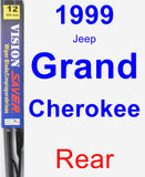 Rear Wiper Blade for 1999 Jeep Grand Cherokee - Vision Saver