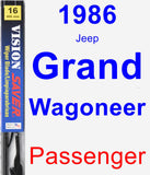 Passenger Wiper Blade for 1986 Jeep Grand Wagoneer - Vision Saver