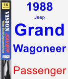 Passenger Wiper Blade for 1988 Jeep Grand Wagoneer - Vision Saver