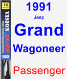 Passenger Wiper Blade for 1991 Jeep Grand Wagoneer - Vision Saver