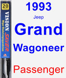 Passenger Wiper Blade for 1993 Jeep Grand Wagoneer - Vision Saver