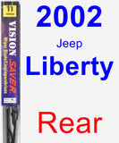 Rear Wiper Blade for 2002 Jeep Liberty - Vision Saver