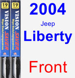 Front Wiper Blade Pack for 2004 Jeep Liberty - Vision Saver