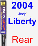 Rear Wiper Blade for 2004 Jeep Liberty - Vision Saver