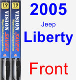 Front Wiper Blade Pack for 2005 Jeep Liberty - Vision Saver