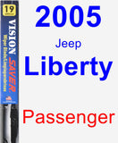 Passenger Wiper Blade for 2005 Jeep Liberty - Vision Saver