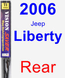 Rear Wiper Blade for 2006 Jeep Liberty - Vision Saver
