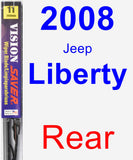 Rear Wiper Blade for 2008 Jeep Liberty - Vision Saver