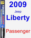 Passenger Wiper Blade for 2009 Jeep Liberty - Vision Saver