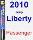 Passenger Wiper Blade for 2010 Jeep Liberty - Vision Saver