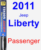 Passenger Wiper Blade for 2011 Jeep Liberty - Vision Saver