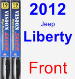 Front Wiper Blade Pack for 2012 Jeep Liberty - Vision Saver