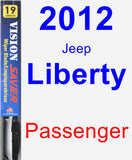 Passenger Wiper Blade for 2012 Jeep Liberty - Vision Saver