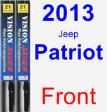 Front Wiper Blade Pack for 2013 Jeep Patriot - Vision Saver