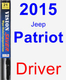 Driver Wiper Blade for 2015 Jeep Patriot - Vision Saver