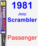 Passenger Wiper Blade for 1981 Jeep Scrambler - Vision Saver