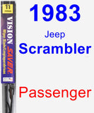 Passenger Wiper Blade for 1983 Jeep Scrambler - Vision Saver