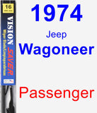 Passenger Wiper Blade for 1974 Jeep Wagoneer - Vision Saver