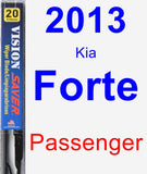 Passenger Wiper Blade for 2013 Kia Forte - Vision Saver