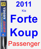 Passenger Wiper Blade for 2011 Kia Forte Koup - Vision Saver