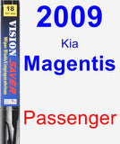 Passenger Wiper Blade for 2009 Kia Magentis - Vision Saver