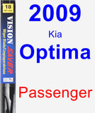 Passenger Wiper Blade for 2009 Kia Optima - Vision Saver