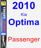 Passenger Wiper Blade for 2010 Kia Optima - Vision Saver