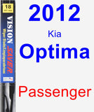 Passenger Wiper Blade for 2012 Kia Optima - Vision Saver