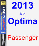 Passenger Wiper Blade for 2013 Kia Optima - Vision Saver