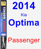 Passenger Wiper Blade for 2014 Kia Optima - Vision Saver