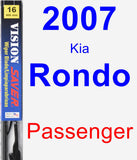Passenger Wiper Blade for 2007 Kia Rondo - Vision Saver