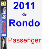 Passenger Wiper Blade for 2011 Kia Rondo - Vision Saver