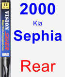 Rear Wiper Blade for 2000 Kia Sephia - Vision Saver