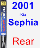 Rear Wiper Blade for 2001 Kia Sephia - Vision Saver