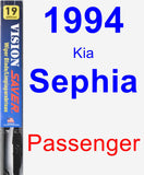 Passenger Wiper Blade for 1994 Kia Sephia - Vision Saver